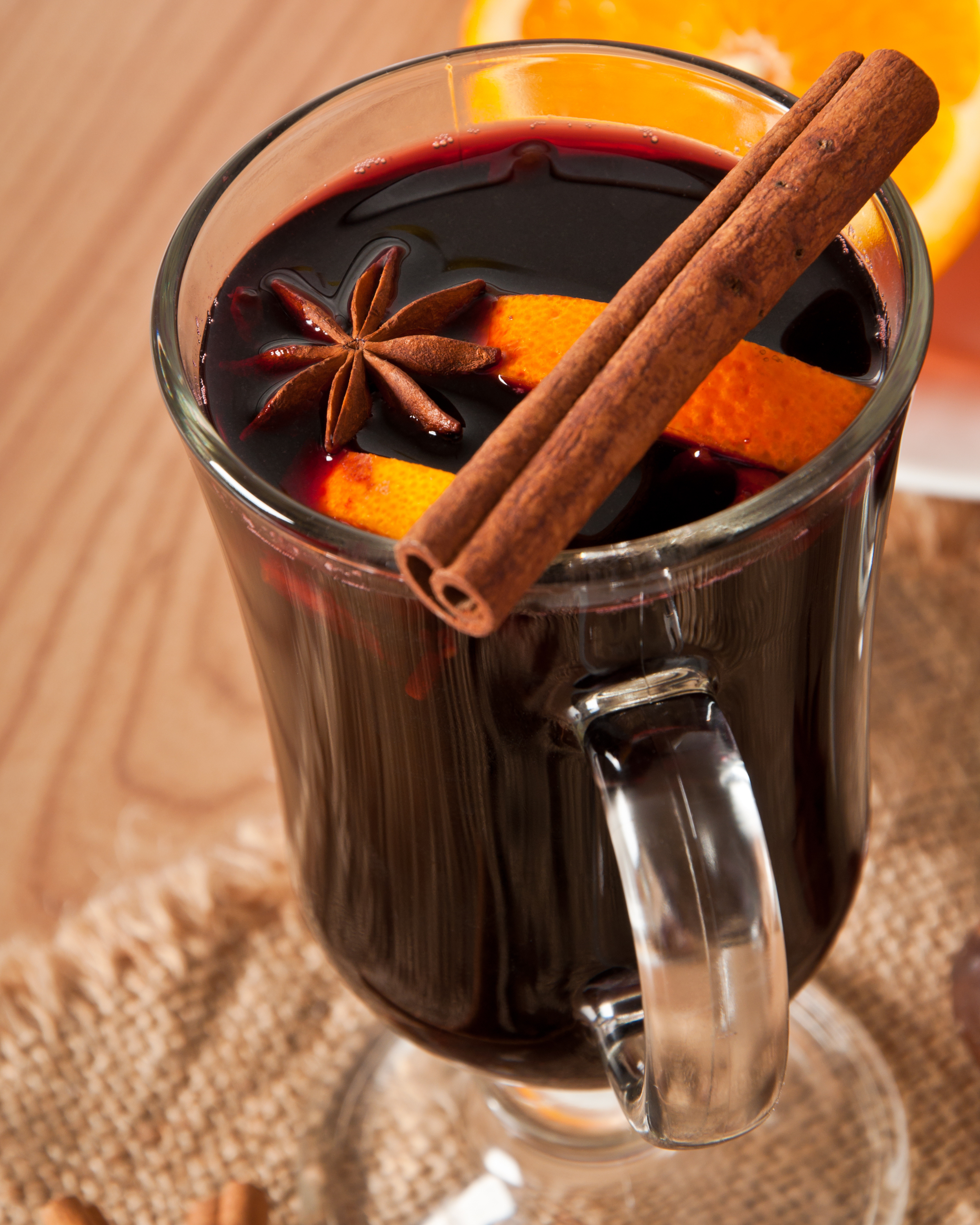 Jus de raisin épicé